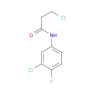3-氯-N-(3-氯-4-氟苯基)丙酰胺