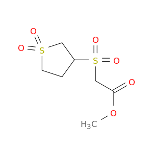 METHYL 2-(1,1-DIOXOTHIOLAN-3-YL)SULFONYLACETATE