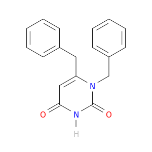 2,4(1H,3H)-Pyrimidinedione, 1,6-bis(phenylmethyl)-