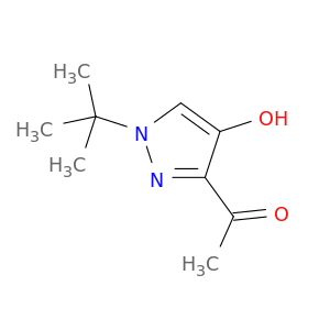 3-乙酰基-1-叔丁基-4-羟基-1H-吡唑