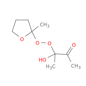 2-Butanone, 3-hydroxy-3-[(tetrahydro-2-methyl-2-furanyl)dioxy]-