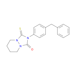 2-(4-benzylphenyl)-3-thioxohexahydro-1h-[1,2,4]triazolo[1,2-a]pyridazin-1-one