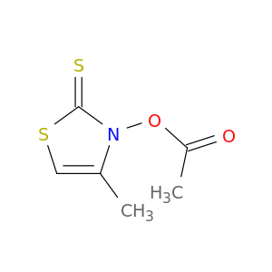 2(3H)-Thiazolethione, 3-(acetyloxy)-4-methyl-