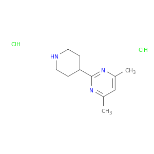 4,6-Dimethyl-2-(piperidin-4-yl)pyrimidine dihydrochloride