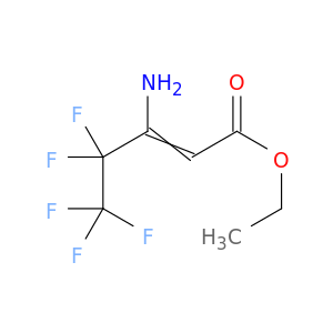 2-Pentenoic acid, 3-amino-4,4,5,5,5-pentafluoro-, ethyl ester