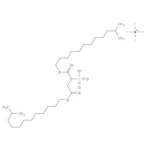 Butanedioic acid,sulfo-, 1,4-diisotridecyl ester, ammonium salt (9CI)
