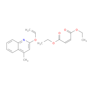diethyl (Z)-but-2-enedioate; 2-ethenoxy-4-methyl-quinoline