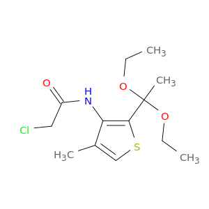 Acetamide, 2-chloro-N-[2-(1,1-diethoxyethyl)-4-methyl-3-thienyl]-
