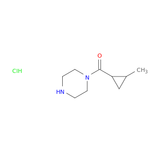 1-(2-methylcyclopropanecarbonyl)piperazine hydrochloride