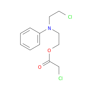 2-[(2-chloroethyl)(phenyl)amino]ethyl chloroacetate