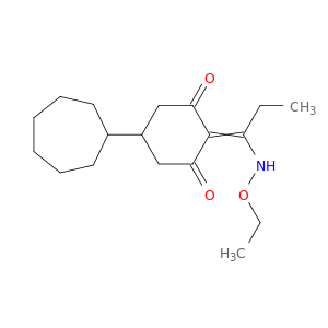 1,3-Cyclohexanedione, 5-cycloheptyl-2-[1-(ethoxyamino)propylidene]-