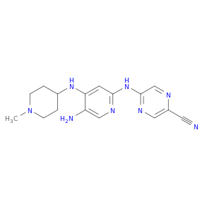 5-((5-Amino-4-((1-methylpiperidin-4-yl)amino)pyridin-2-yl)amino)pyrazine-2-carbonitrile
