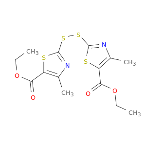 diethyl 2,2'-disulfanediylbis(4-methyl-1,3-thiazole-5-carboxylate)