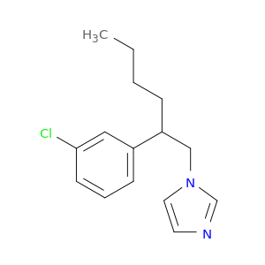 1H-Imidazole, 1-[2-(3-chlorophenyl)hexyl]-