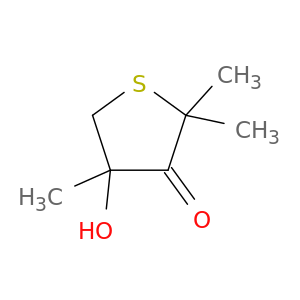 3(2H)-Thiophenone, dihydro-4-hydroxy-2,2,4-trimethyl-