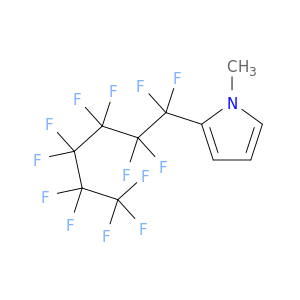 1H-Pyrrole, 1-methyl-2-(tridecafluorohexyl)-
