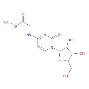methyl 2-[[1-[3,4-dihydroxy-5-(hydroxymethyl)oxolan-2-yl]-2-oxo-pyrimidin-4-yl]amino]acetate
