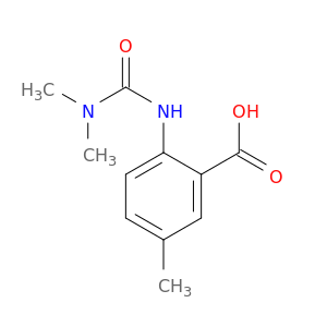 2-[(dimethylcarbamoyl)amino]-5-methylbenzoic acid