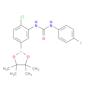 4-氯-3-对氟苯基脲基苯硼酸频那醇酯