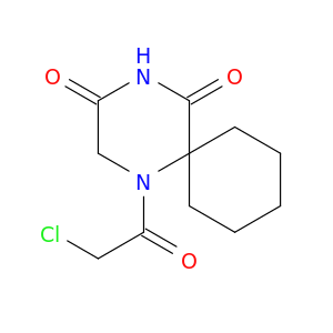 1-（氯乙酰基）-1,4-二氮杂螺[5.5]十一烷-3,5-二酮