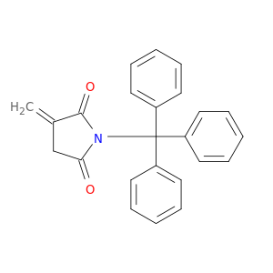2,5-Pyrrolidinedione, 3-methylene-1-(triphenylmethyl)-