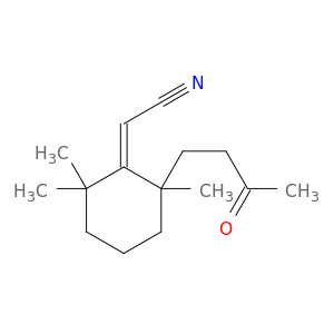 Acetonitrile, [2,2,6-trimethyl-6-(3-oxobutyl)cyclohexylidene]-, (Z)-