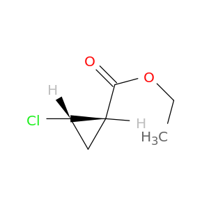 Cyclopropanecarboxylic acid, 2-chloro-, ethyl ester, cis-