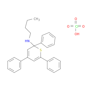 2H-Thiopyran-2-amine, N-butyl-2,4,6-triphenyl-, perchlorate