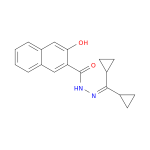 N-(DICYCLOPROPYLMETHYLIDENEAMINO)-3-HYDROXY-NAPHTHALENE-2-CARBOXAMIDE