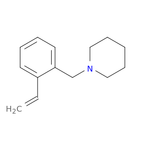 Piperidine, 1-[(ethenylphenyl)methyl]-