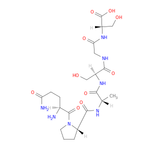 L-Serine, N-[N-[N-[N-(1-L-glutaminyl-L-prolyl)-L-alanyl]-L-seryl]glycyl]-