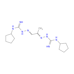 Hydrazinecarboximidamide,2,2'-(1-methyl-1,2-ethanediylidene)bis[N-cyclopentyl- (9CI)