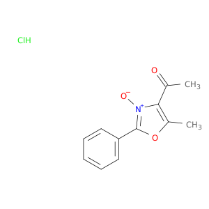 Ethanone, 1-(5-methyl-3-oxido-2-phenyl-4-oxazolyl)-, hydrochloride