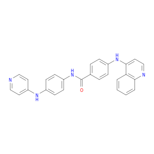 Benzamide, N-[4-(4-pyridinylamino)phenyl]-4-(4-quinolinylamino)-