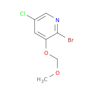 2-bromo-5-chloro-3-(methoxymethoxy)pyridine