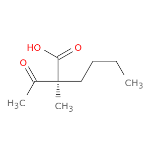 Hexanoic acid, 2-acetyl-2-methyl-, (S)-