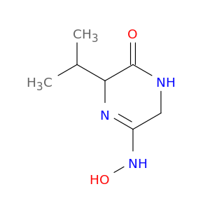 2(1H)-Pyrazinone,3,6-dihydro-5-(hydroxyamino)-3-(1-methylethyl)-