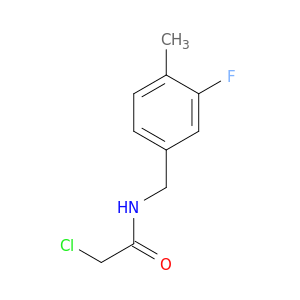 2-Chloro-N-[(3-fluoro-4-methylphenyl)methyl]acetamide