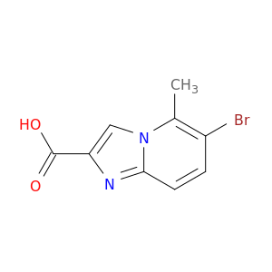 5-甲基-6-溴咪唑并[1,2-a]吡啶-2-甲酸