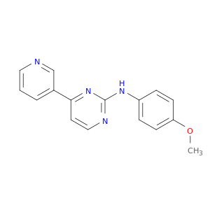 2-Pyrimidinamine, N-(4-methoxyphenyl)-4-(3-pyridinyl)-