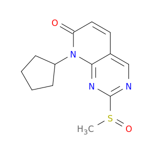 Pyrido[2,3-d]pyrimidin-7(8H)-one, 8-cyclopentyl-2-(methylsulfinyl)-