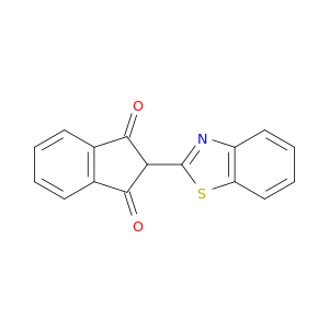 1H-Indene-1,3(2H)-dione, 2-(2-benzothiazolyl)-