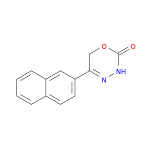 2H-1,3,4-Oxadiazin-2-one, 3,6-dihydro-5-(2-naphthalenyl)-