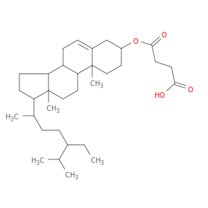 4-[[17-(5-ethyl-6-methyl-heptan-2-yl)-10,13-dimethyl-2,3,4,7,8,9,11,12,14,15,16,17-dodecahydro-1H-cyclopenta[a]phenanthren-3-yl]oxy]-4-oxo-butanoic acid
