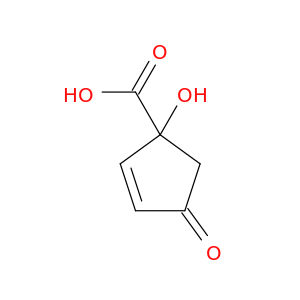 2-Cyclopentene-1-carboxylic acid, 1-hydroxy-4-oxo-