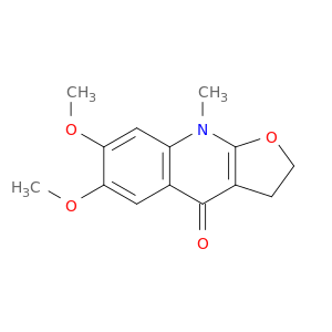 Furo[2,3-b]quinolin-4(9H)-one, 2,3-dihydro-6,7-dimethoxy-9-methyl-