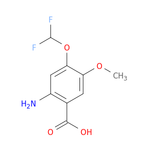 2-氨基-4-(二氟甲氧基)-5-甲氧基苯甲酸