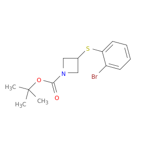 tert-Butyl 3-[(2-bromophenyl)sulfanyl]azetidine-1-carboxylate