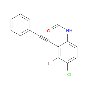 Formamide, N-[4-chloro-3-iodo-2-(phenylethynyl)phenyl]-