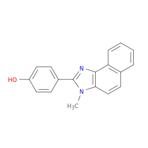 Phenol, 4-(3-methyl-3H-naphth[1,2-d]imidazol-2-yl)-